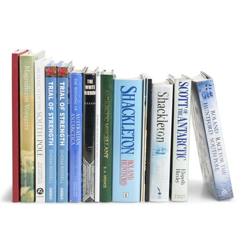61 · BOOKS: A GROUP ON ANTARCTIC EXPLORATION AND RELATED INTEREST (about 13 vols, including a duplicate, and others)