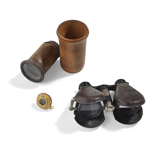 79 · A MONOCULAR, OPERA GLASSES AND A SPY GLASS