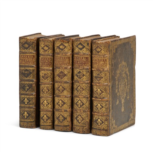 37 · BAYARDI, Ottavio Antonio, PRODROMO DELLE ANTICHITÀ D'ERCOLANO In armorial bindings