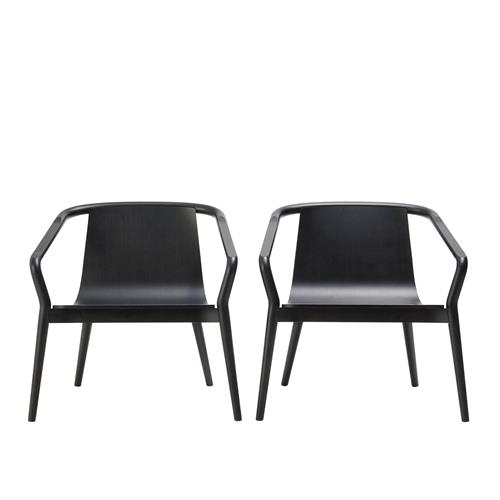 44 · METRICA DESIGN STUDIO PAIR OF 'THOMAS' LOUNGE CHAIRS FOR SP01