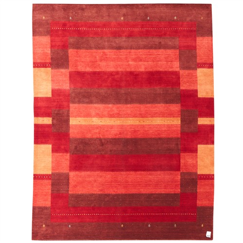 17 · A NEW & LARGE HAND-WOVEN LORIBAFT GABBEH (400L X 300W CM)