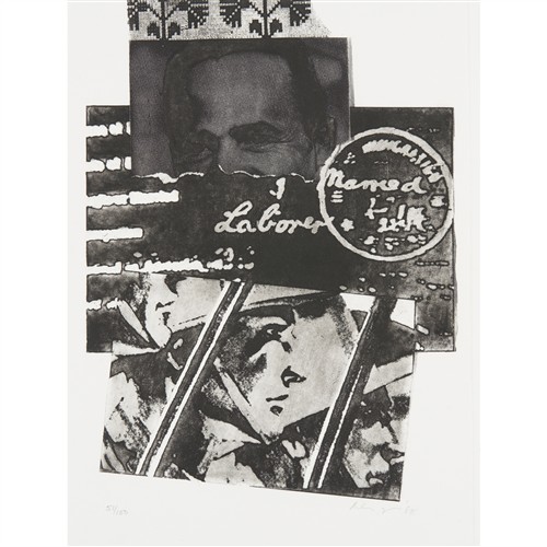 88 · MILAN MILOJEVIC (born 1953) Untitled 1988 photo-etching, ed. 51/100 38 x 28cm (sheet)