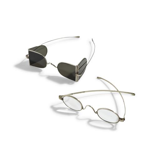 90 · TWO SILVER SPECTACLES
