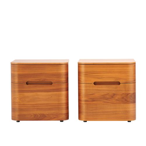 86 · STUDIO DSIGNIO PAIR OF 'SURF' BEDSIDES FOR MOBENIA