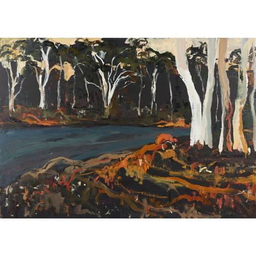 HOLLY GREENWOOD (born 1992) Lee’s Lane at Dusk 2019 oil on board 120 x 170cm