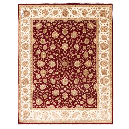 37 · A FINE SILK & WOOL AMRITSAR TABRIZ (302L X 238W CM)