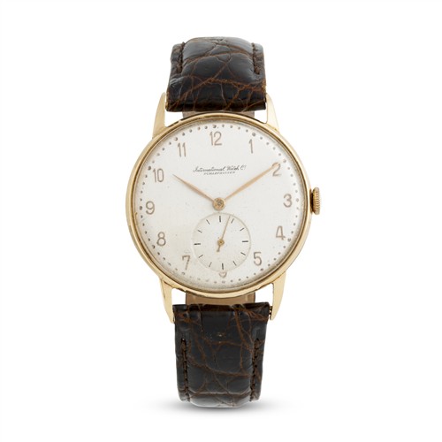 22 · IWC A 14CT GOLD WRIST WATCH CIRCA 1945