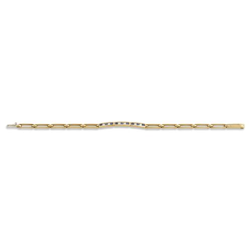 Tiffany & Co., 18ct Gold, Sapphire And Diamond Bracelet