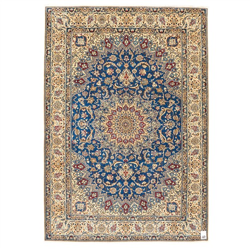40 · A FINE SILK & WOOL CLASSIC PERSIAN NAIEN (306L X 212W CM)