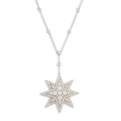 Tiffany & Co., Platinum And Diamond Star Pendant