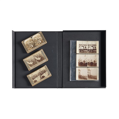 91 · AUSTRALIAN STEREOVIEWS: A COLLECTION ON FEDERATION CELEBRATIONS IN VARIOUS STATES Many by George Rose ('Rose's Stereoscopic'), 1901