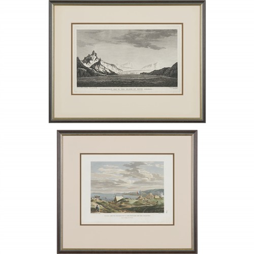 6 · TWO 18th AND 19th CENTURY VIEWS IN THE FALKLAND ISLANDS AND SOUTH GEORGIA