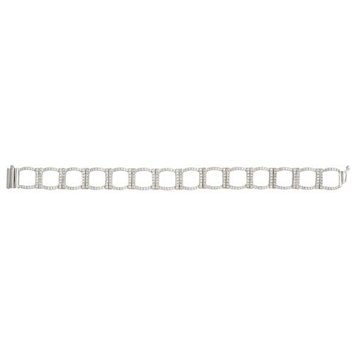 Tiffany & Co., Platinum And Diamond Bracelet, Circa 1990