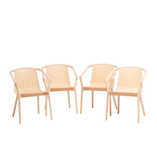 47 · METRICA DESIGN STUDIO FOUR 'THOMAS' DINING CHAIRS FOR SP01