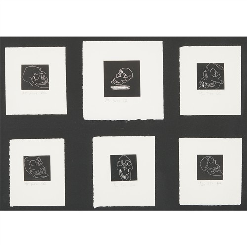 61 · BEN QUILTY (born 1973) Six Etchings: Five; Vino; Three; Four; Toro; STA etchings, ed.: AP; AP; 17/20; AP; 18/20; 18/20 Vino: 9 x 9cm...