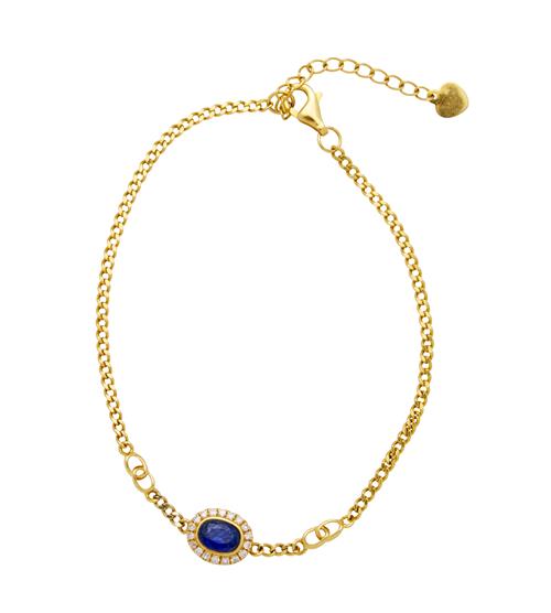 71 · SAPPHIRE AND DIAMOND BRACELET
