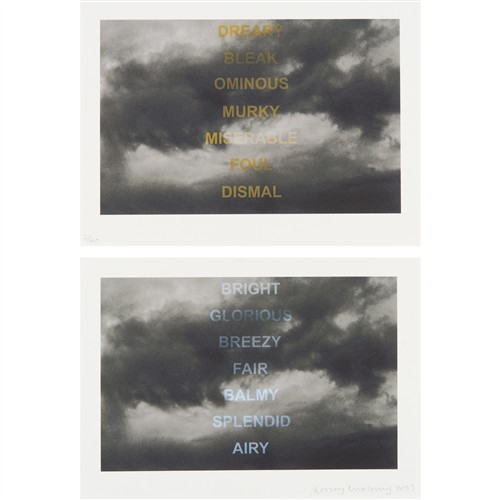 93 · LESLEY DUXBURY (born 1950) Another Day 2003 inkjet print, ed. 2/40 diptych 15 x 23cm (image, each); 20 x 28cm (sheet, each)