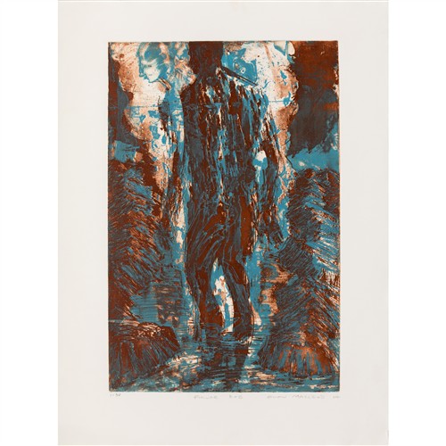 EUAN MACLEOD (born 1956) Figure B & B 2004 etching, ed. 1/30 60 x 39.5cm (image); 76 x 57cm (sheet)