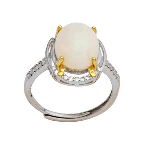 Opal And Gem-Set Ring