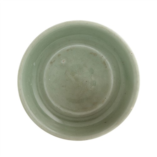 64 · A SMALL CHINESE LONGQUAN CELADON DISH, YUAN DYNASTY (1271 - 1368)