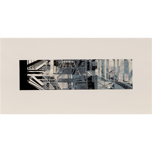 56 · CAT POLJSKI (born 1967) Archetype for Tracing Space IV 2007 etching, aquatint, engraving, photogravure and embossing, ed. 2/40 39 x...