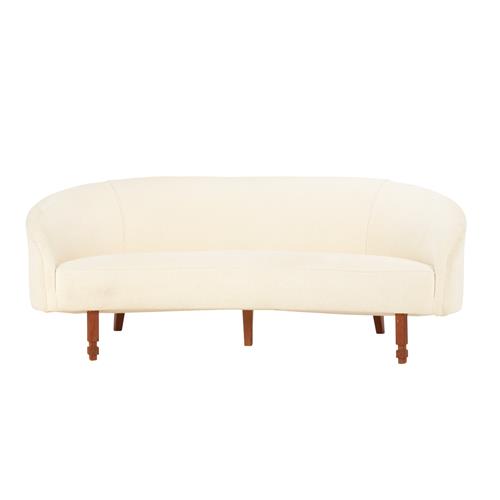69 · SOL SHAPIRO TWO SEAT CURVED SETTEE