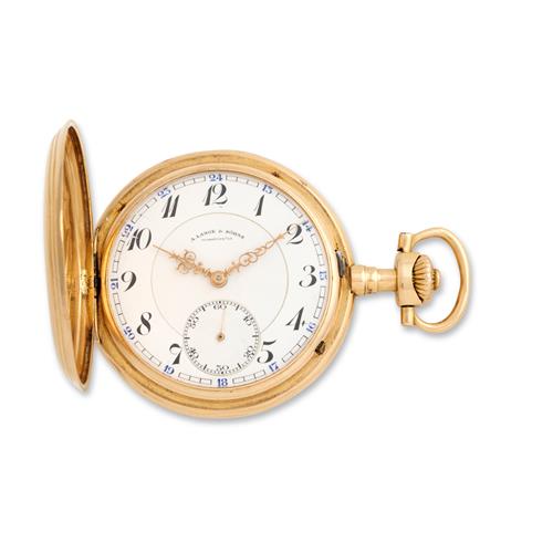 A. Lange & Sohne A 14ct Gold Huntingcased Pocketwatch Circa 1920