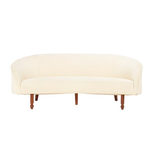 Sol Shapiro Two Seat Curved Settee