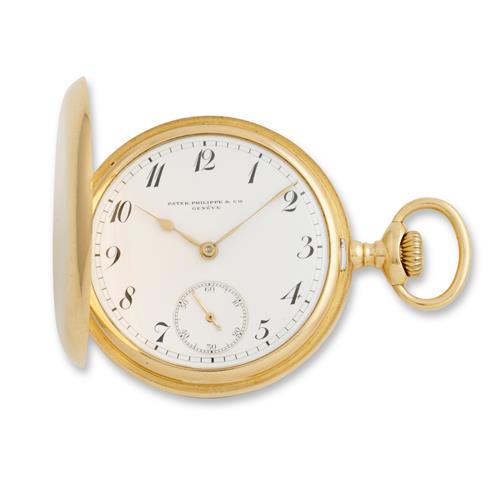 PATEK PHILIPPE & CO AN 18CT GOLD HUNTINGCASED POCKETWATCH CIRCA 1890