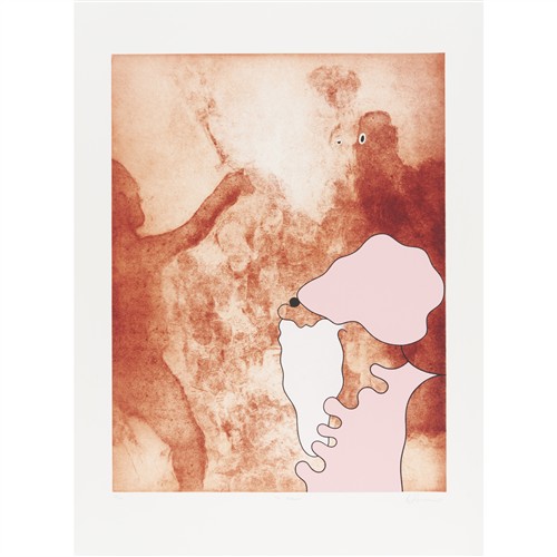 BRENT HARRIS (born 1956) The Problem 2015 photopolymer gravure and screenprint, ed. 18/30 60 x 45.5cm (image); 76 x 56cm (sheet)