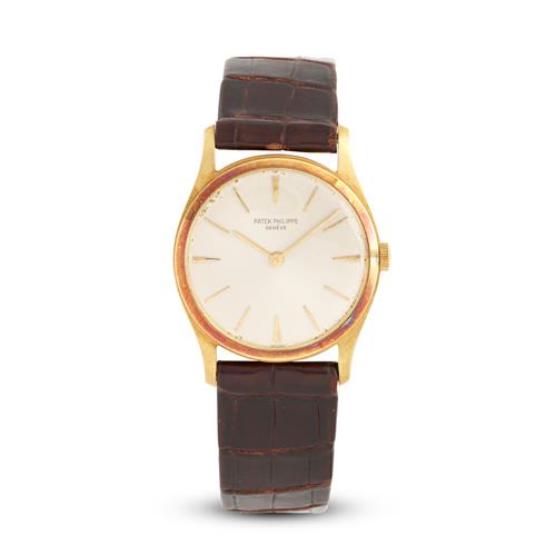 PATEK PHILIPPE REF 3464 AN 18CT GOLD WRIST WATCH CIRCA 1963