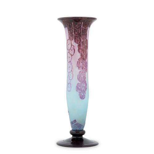 15 · A LE VERRE FRANÇAIS 'LAVANDE' CAMEO GLASS VASE BY CHARLES SCHNEIDER 1920s