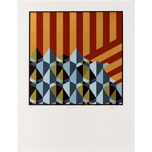 47 · KATY MUTTON (born 1975) The Stack 2016 screenprint, ed. 2/30 30.5 x 30.5cm (image); 49 x 38cm (sheet)
