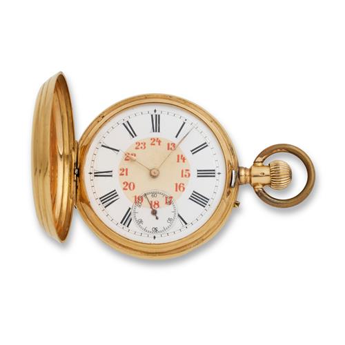 A 14ct Gold Huntingcased Pocketwatch Circa 1900