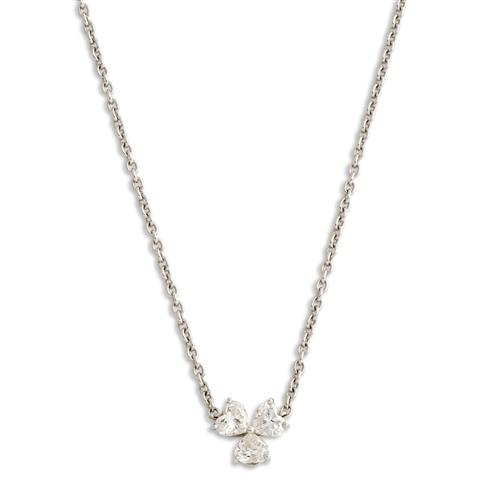 Cartier, 18ct White Gold And Diamond Necklace