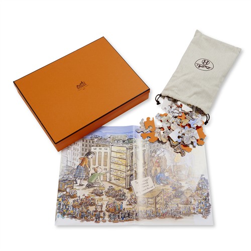 HERMÈS, RARE 'LA MAISON 24 FAUBOURG' PUZZLE