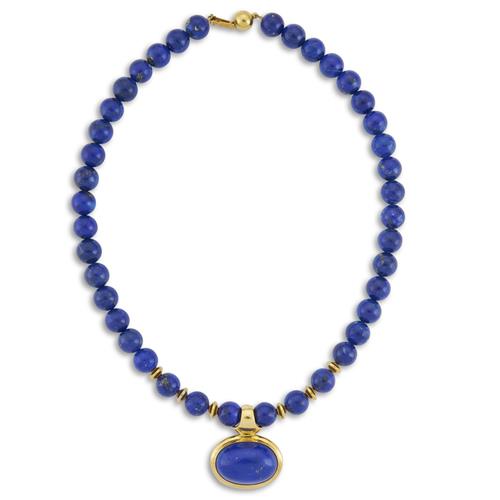 222 · TONY WHITE LAPIS LAZULI ENHANCER/NECKLACE, CIRCA 1992 Property of a Private New South Wales Collector