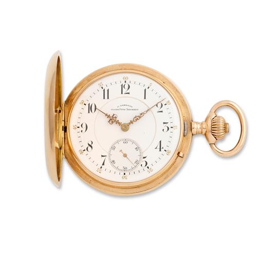 Julius Assmann Glashutte A 14ct Gold Huntingcased Pocketwatch Circa 1900