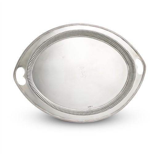67 · A VICTORIAN STERLING SILVER TRAY James Deakin & Sons, Sheffield, 1892