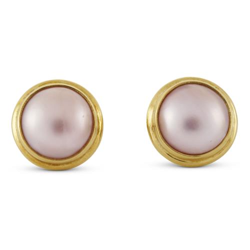 221 · TONY WHITE PAIR OF MABE PEARL EARRINGS, CIRCA 1992 Property of a Private New South Wales Collector