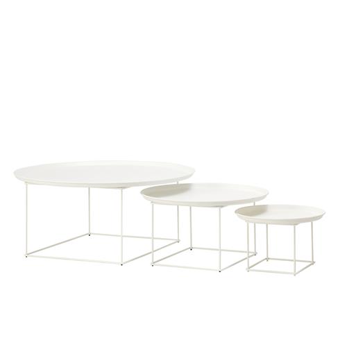 72 · PATRICIA URQUIOLA TRIO OF 'FAT FAT' COFFEE TABLES FOR B&B ITALIA