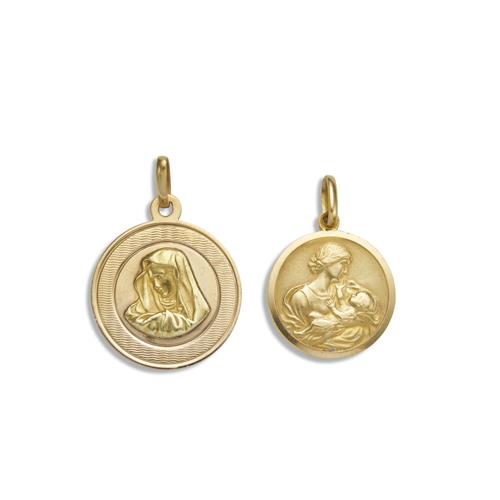 215 · TWO 18CT GOLD MEDALLIONS, ITALY Property of a Private New South Wales Collector