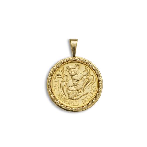 TWO HUNDRED DOLLAR COIN PENDANT Property of a Private New South Wales Collector