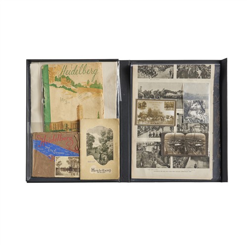75 · BOOKLETS AND RAILWAY PLANS, etc.: A SMALL COLLECTION RELATING TO HEIDELBERG, MELBOURNE Late 19th–first half 20th century