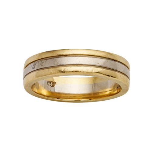 18ct Gold Two-Tone Ring