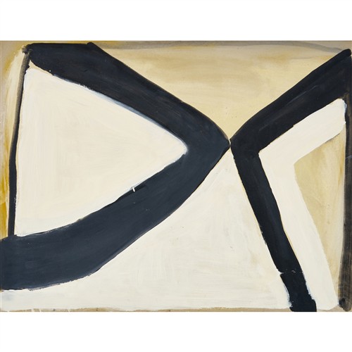 52 · ILDIKO KOVACS (born 1962) Roadworks #1 2005 oil on card on panel 76 x 99cm (76.5 x 99.5cm framed)