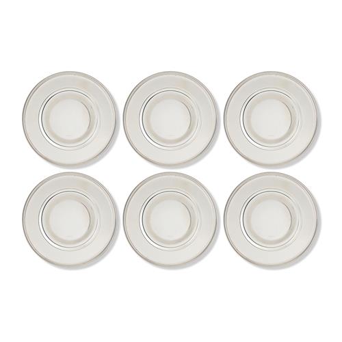 A Set Of Six Christofle 'Albi' Pattern Silver Plate Under-Plates