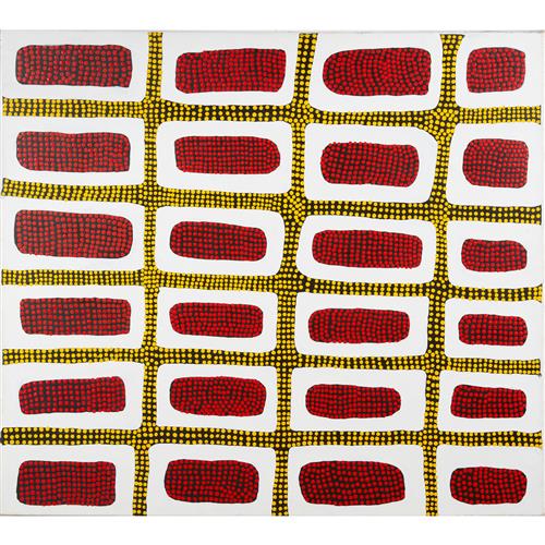 91 · GORDON WATT (born 1939) Leg Markings 5 2005 acrylic on canvas 121.5 x 137cm
