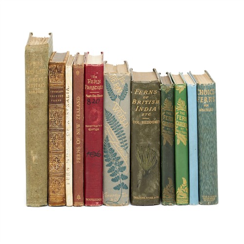 48 · BOOKS: A GROUP ON FERNS AND FERN GARDENS Variously 19th–early 20th century