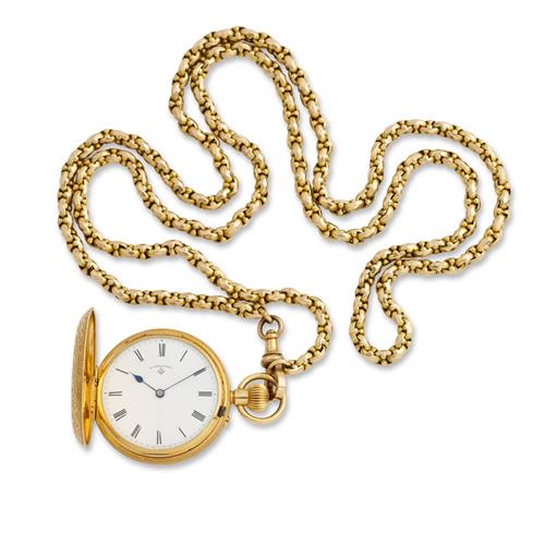Rotherams London An 18ct Gold Huntingcased Pocketwatch Circa 1890